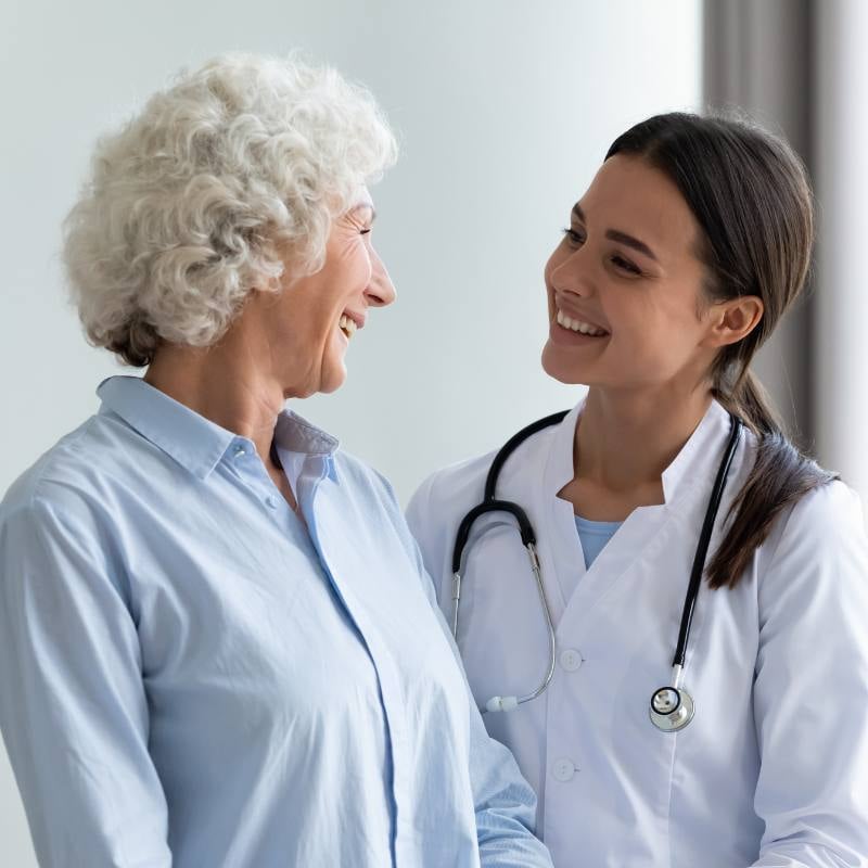 gastric cancer patient with oncologist